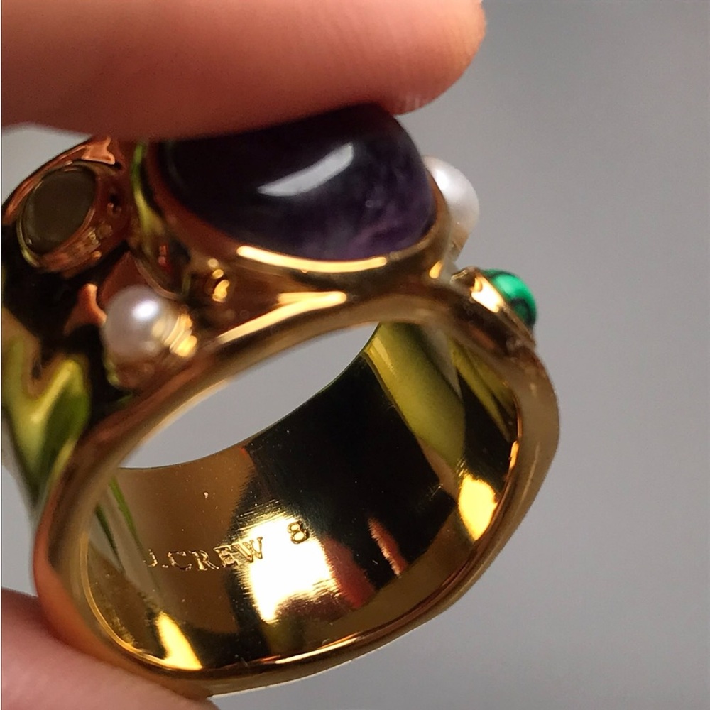 J.CREW wide stone ring - Picture 7 of 8